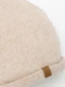 Beżowa czapka damska beanie z wełną merino #4