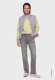 Szare jeansy damskie Mona Straight - Designer Choice #1