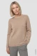 Brązowy sweter damski Henny ze 100% wełny - Mountain Resort #1