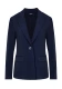 Granatowa elegancka marynarka damska - Basic #5