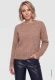 Brązowy miękki sweter damski Henny - Urban Country #1