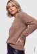 Brązowy miękki sweter damski Henny - Urban Country #3