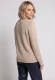 Brązowy sweter damski Henny z wiskozą zapinany na suwak - Urban Country #2