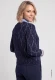 Granatowy sweter damski Henny w romby - Urban Country #2