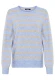 LENZING™ ECOVERO™ Błękitny sweter damski Henny w paski - Urban Country #4
