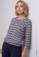 TENCEL™ Modal Brązowa bluzka damska Clara z geometrycznym wzorem - Urban Country #3