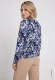 TENCEL™ Modal Granatowa bluzka damska Clara z roślinnym wzorem - Urban Country #2