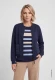 Granatowa bluza damska Cora Jersey o kroju bomberki - Urban Country #1