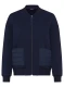 Granatowa bluza damska Cora Jersey o kroju bomberki - Urban Country #4