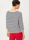 Granatowy sweter damski Cora w paski – Riviera Mood #2
