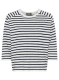 Granatowy sweter damski Cora w paski – Riviera Mood #5