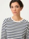 Granatowy sweter damski Cora w paski – Riviera Mood #3