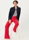 Granatowy sweter damski Cora w paski – Riviera Mood #6